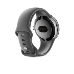 Google Pixel Watch (Wi-Fi) - Polished Silver/Charcoal