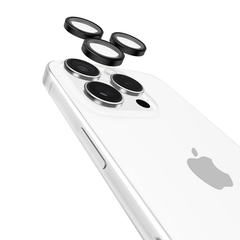 Case-Mate Aluminum Ring Lens Protector For iPhone 16 Pro - Black