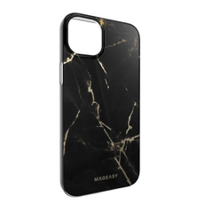 Mageasy Marble Case (MagSafe) For iPhone 14 Plus - Black