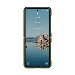 UAG Plyo Pro Case For Samsung Galaxy Z Flip 5 - Olive/Space Grey