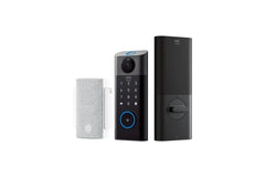 EufyCam 3 Pack 4K Solar Camera w/ Video Smart Lock Combo - White