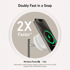 Anker MagGo 3-in-1 Wireless Charging Stand with Qi2 - White