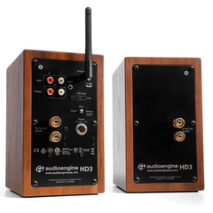 Audioengine HD3 Powered Desktop Speakers - Walnut