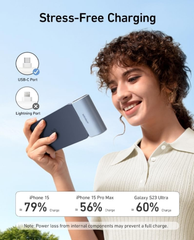 Anker Nano Power Bank w/ Built-in USB-C Connector - Black