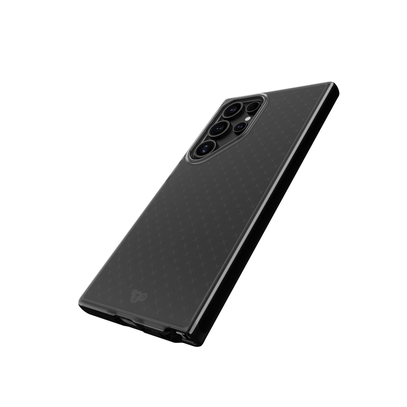 Tech21 Evo Check Case For Samsung Galaxy S24 Ultra - Smokey Black