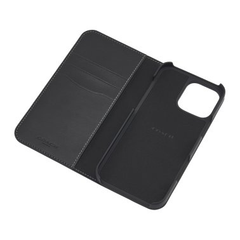Coach Folio Case For iPhone 16 Pro - Signature Charcoal