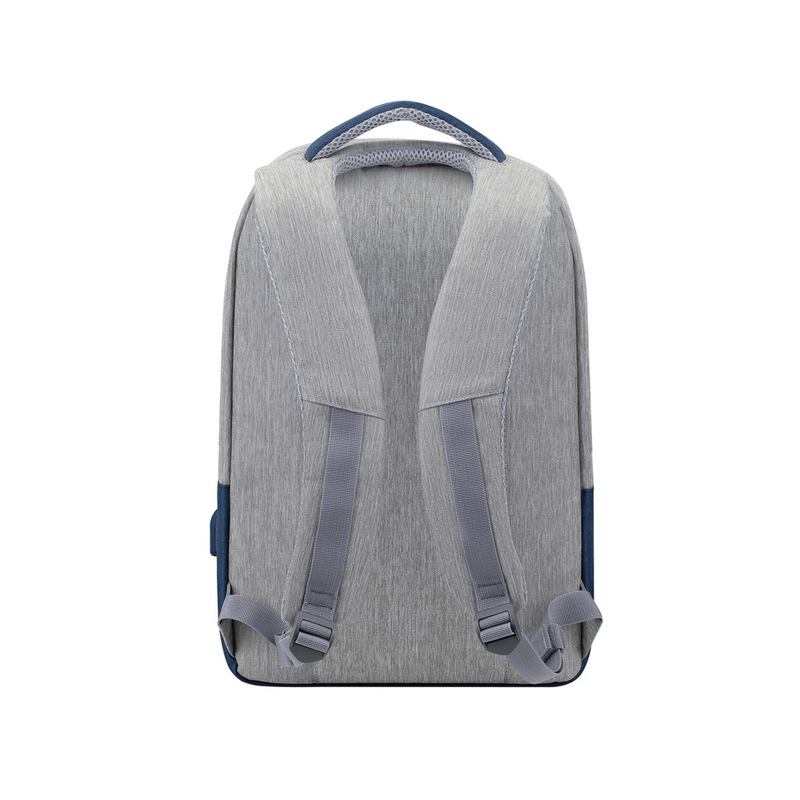 Rivacase 7562 Prater 15.6" Anti-Theft Backpack - Grey/Dark Blue