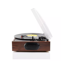mbeat USB Turntable and Cassette to Digital Recorder - Wood