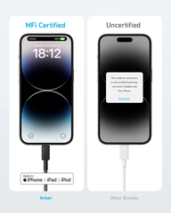 Anker 322 USB-C to Lightning Cable 1m Braided - Black