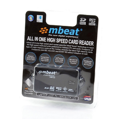mbeat USB 2.0 All In One Card Reader - Black