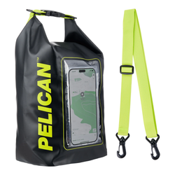 Pelican Marine Waterproof 5L Dry Bag - Black/Neon Yellow