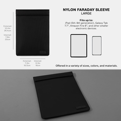 SLNT Faraday Tablet Sleeve - Black