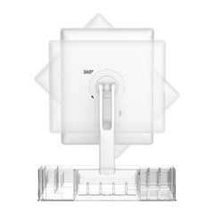 Wellcare Adjustable LED Makeup Mirror - White