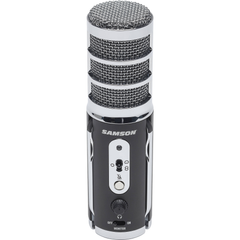Samson Satellite USB/iOS Broadcast Microphone - Black/Silver