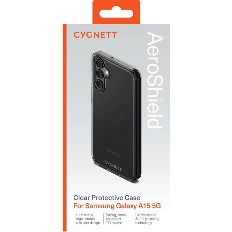 Cygnett AeroShield Case For Samsung Galaxy A15 5G - Clear