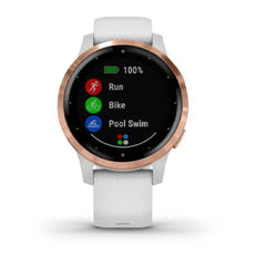 Garmin Vivoactive 4S Smart Watch 40 MM - White/Rose Gold
