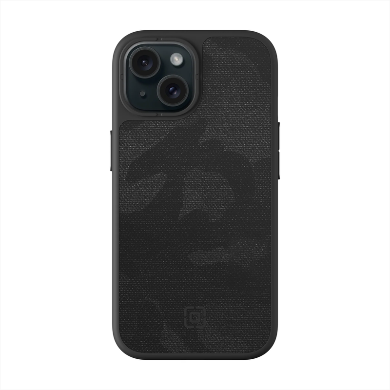 Incipio cru. Stitch Case For Apple iPhone 15 - Black Camo