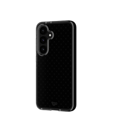Tech21 Evo Check Case For Samsung Galaxy S24 - Smokey Black