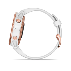 Garmin fenix 6S Pro GPS Sports Watch - Rose Gold/White