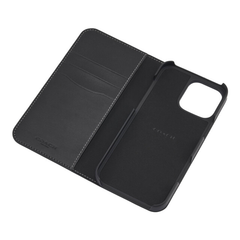 Coach Folio Case For iPhone 16 Pro Max - Signature Charcoal