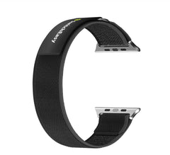 SwitchEasy Flex Woven Watch Loop For Watch 42/44/45mm - Black/Grey