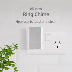 Ring Video Doorbell Plus with Chime - White/Black