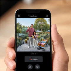 Ring Video Doorbell Plus with Chime - White/Black