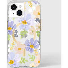 Case-Mate Rifle Paper MagSafe Case For iPhone 15 - Pastel Marguerite