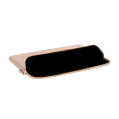 KSNY Slim Sleeve for 13 inch - Pale Vellum/Gold Zipper