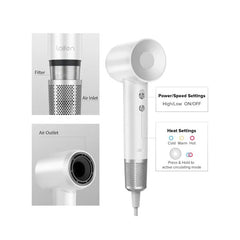 Laifen Swift Special High Speed Hair Dryer - Pearl White