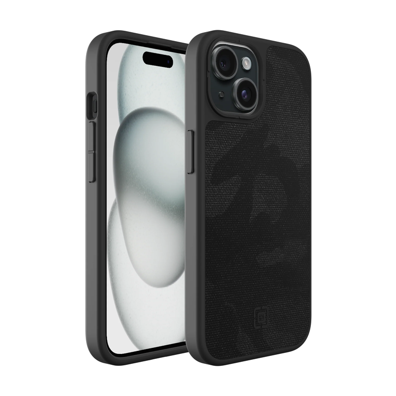 Incipio cru. Stitch Case For Apple iPhone 15 - Black Camo