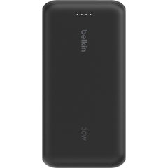 Belkin BoostCharge Power Bank 20K with Integrated Cable - Black