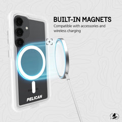 Pelican Voyager Case For Samsung Galaxy S25 - Clear