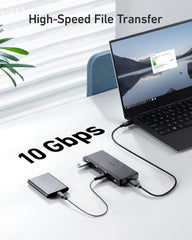 Anker 556 USB-C Hub with 1.6 ft USB-4 Cable - Black
