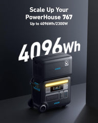Anker Power House Expansion Battery 2048WH - Black