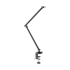 Brateck Armoured Microphone Arm with RGB Lighting - Black