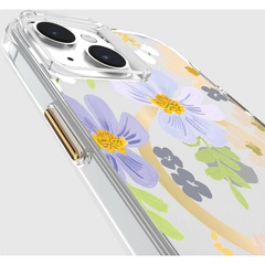 Case-Mate Rifle Paper MagSafe Case For iPhone 15 - Pastel Marguerite