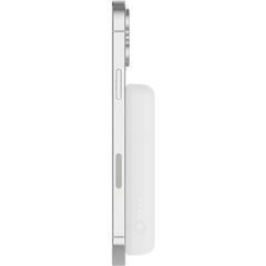 Belkin Charge 5K Magnetic Wireless Power Bank+Stand - White
