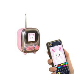 Divoom Tiivoo-2 Photo Album & Lyrics Speaker - Pink