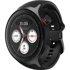 Motorola moto watch 47mm Smartwatch with Silicone Strap - Black