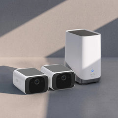eufy SoloCam S220 4-Security Camera System with Homebase 3 - White