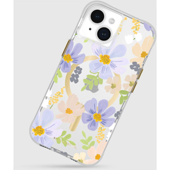 Case-Mate Rifle Paper MagSafe Case For iPhone 15 - Pastel Marguerite