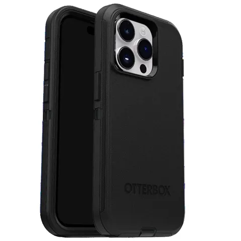 OtterBox Defender Case For iPhone 15 Pro - Black