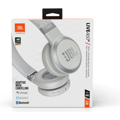 JBL Live 460 Wireless On-Ear Noise Cancelling Headphones - White