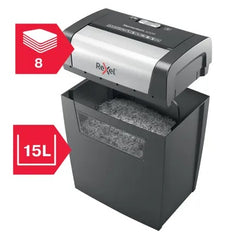 Rexel Momentum Shredder Cross X308 - Black/Grey