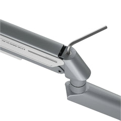 Anda Seat Stealth Ergonomic Single Monitor Arm - Silver White