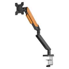 Anda Seat Stealth Ergonomic Single Monitor Arm - Black Orange