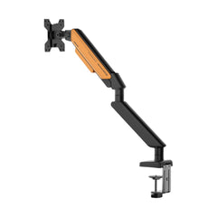 Anda Seat Stealth Ergonomic Single Monitor Arm - Black Orange
