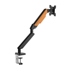 Anda Seat Stealth Ergonomic Single Monitor Arm - Black Orange