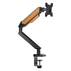 Anda Seat Stealth Ergonomic Single Monitor Arm - Black Orange